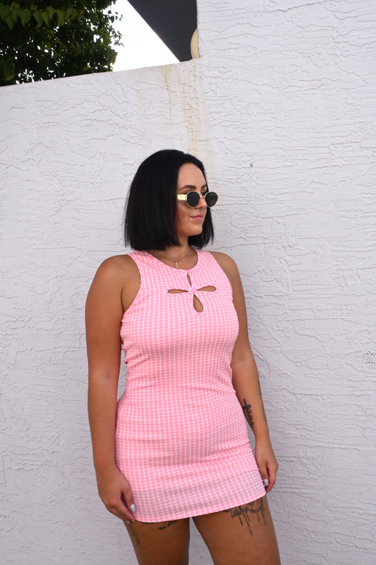 Pretty in Pink Mini Dress